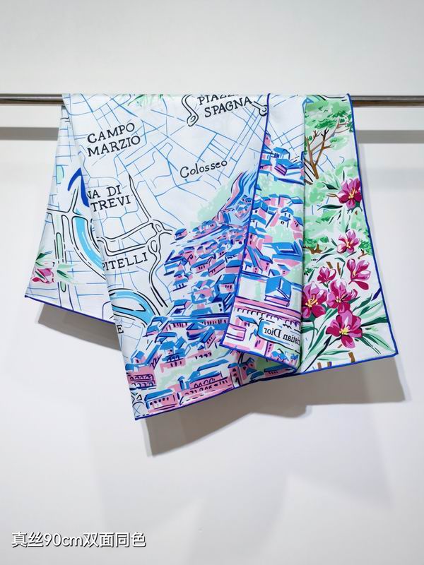 Dior silk scarf 90X90cm E081944